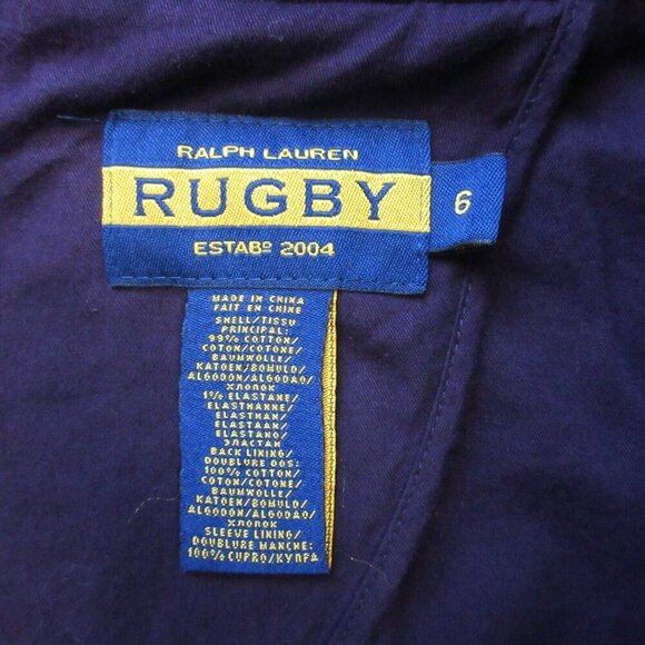 Ralph Lauren Rugby Women's Corduroy Blazer 6 Purple Cotton Vtg Luxury Career 628 - Picture 3 of 12